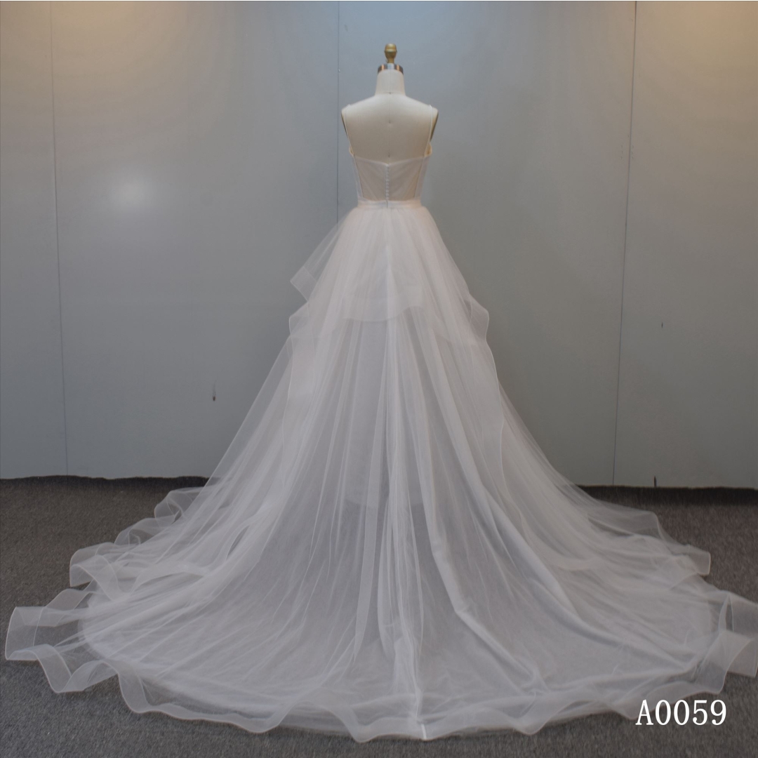 Elegant Bridal Dress With Beads Sling Bridesmaid Dress