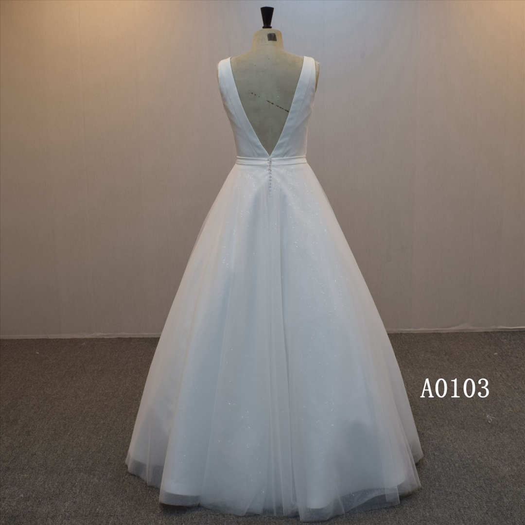 Two Sets Bling Bling Bridal Dress For Women Wholesale Dress in Guangzhou