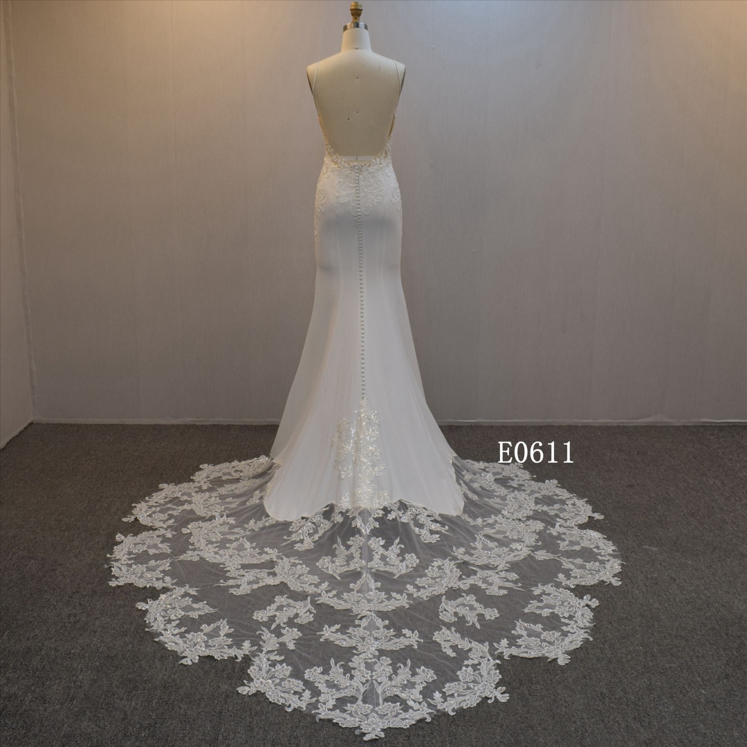 Sexy New Design Wedding Gown Backless Mermaid Bridal gown For Wholesale