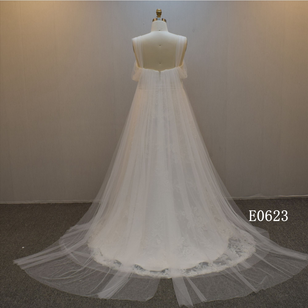 Plus Size A Line Off Sleeves Bridal Dress  Wedding Dress For Women Wedding