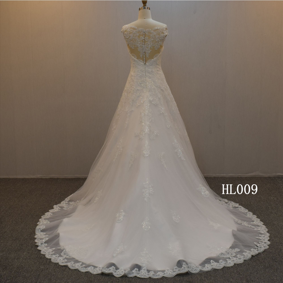 Beaded Wedding Dress A Line Bridal Dress 2022 Wholesale In Guangzhou
