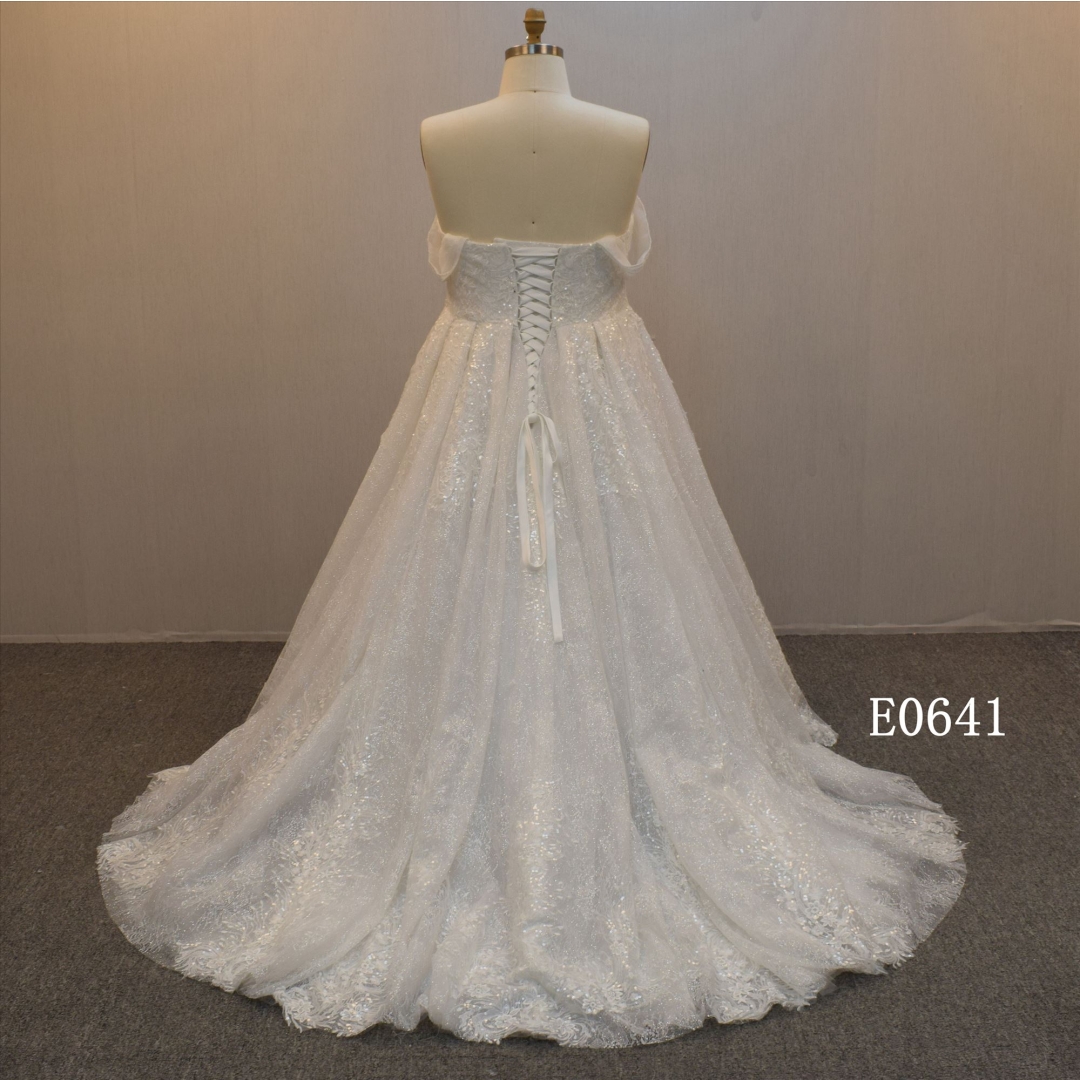 Plus Size Wedding Dress Sweetheart Neckline  A Line Bridal Dress