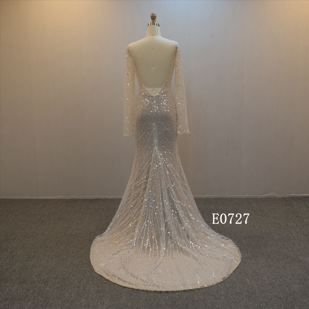 A-Line Product Long Sleeve Bridal Gown