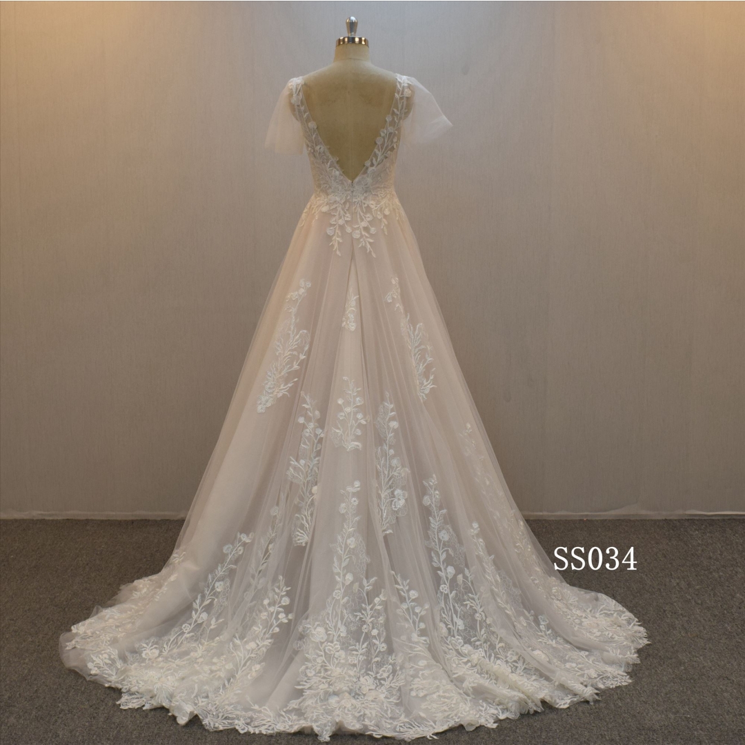 Fashionable Style Lace A-line Bridal Dress