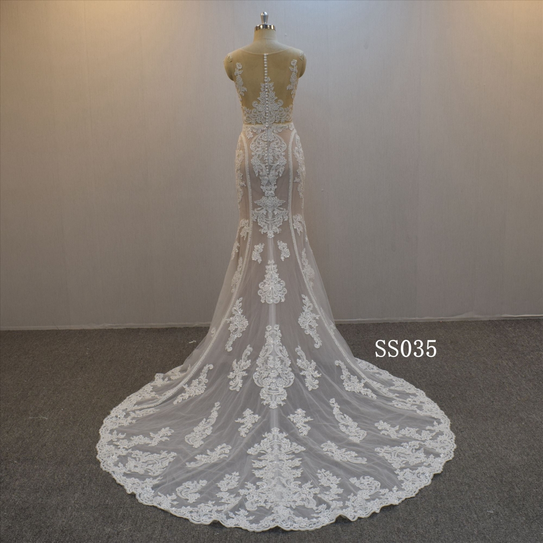 Fashionable Style Lace Mermaid Bridal Dress