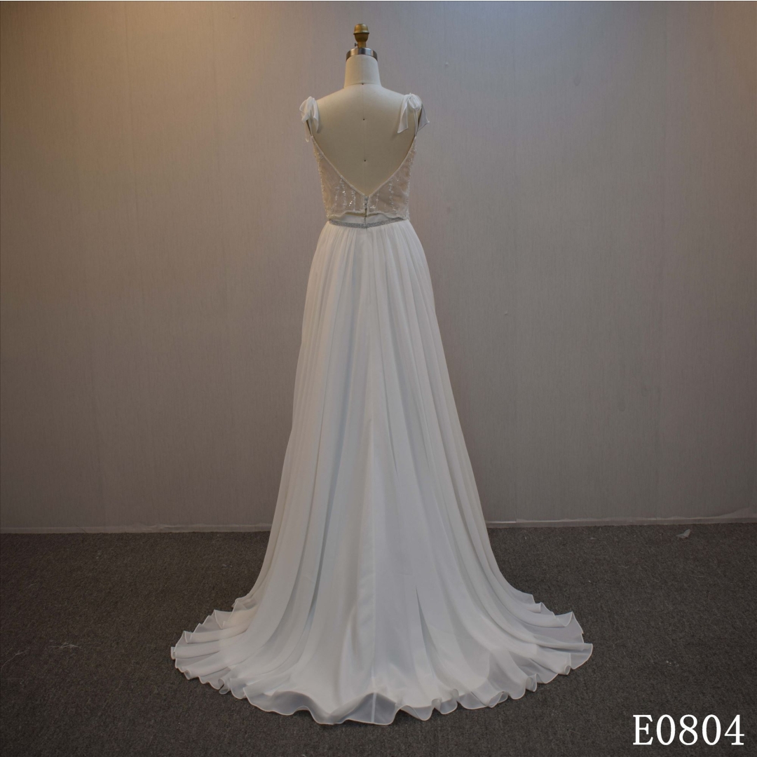 Hot Sell Spaghetti Straps Bridal Dress