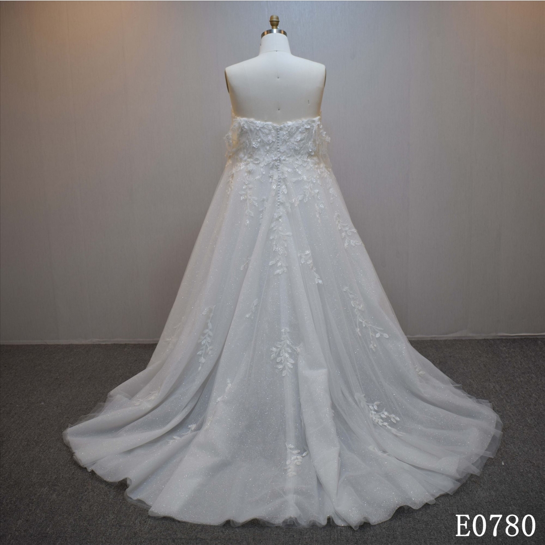 Stock Dress Lace A Line Bridal Dress