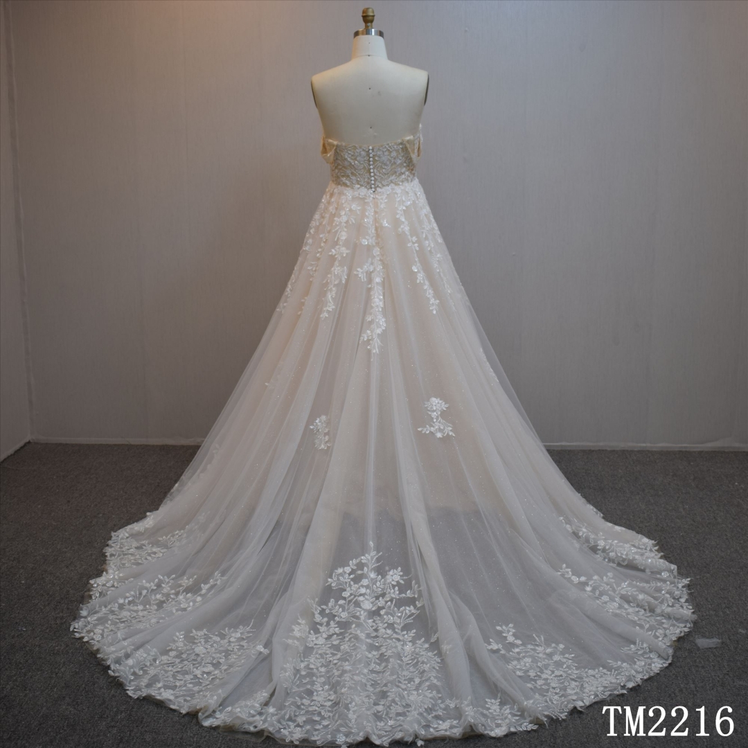 Latest Dress Off Shoulder Bridal Dress
