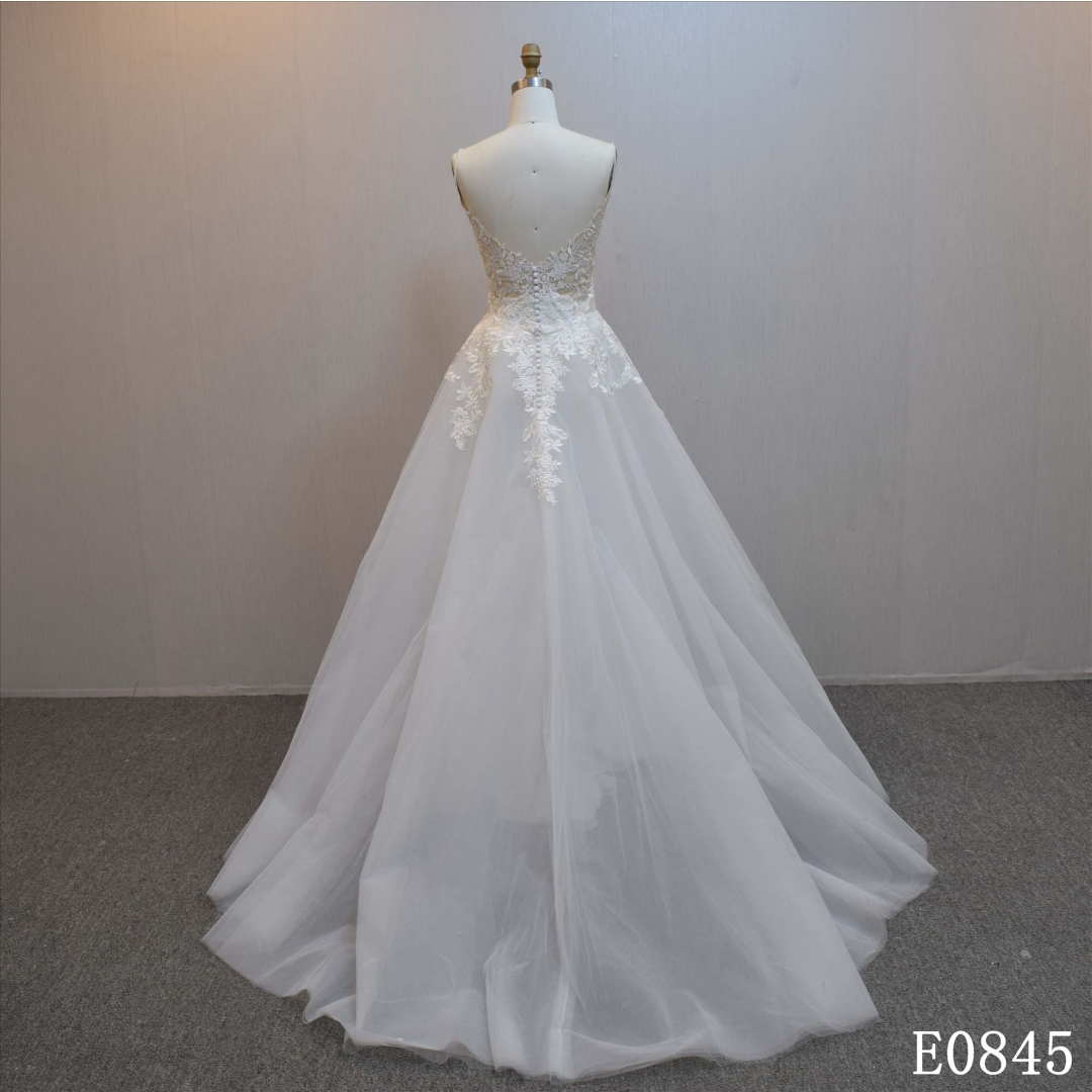 Plus size Mermaid bridal dress guangzhou factory made elegant lace bridal dress