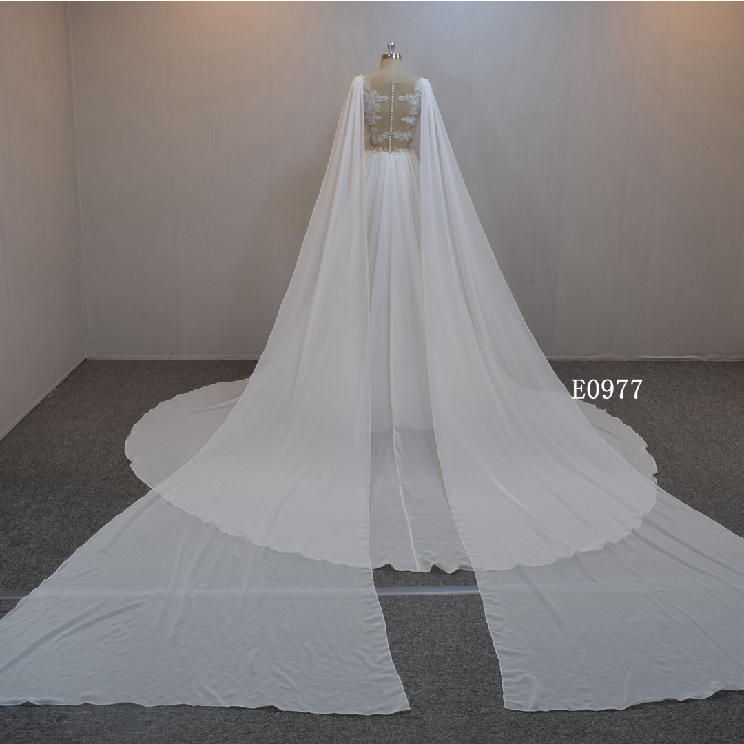 Fashion Mermaid bridal dress guangzhou factory made elegant Lace bridal dress