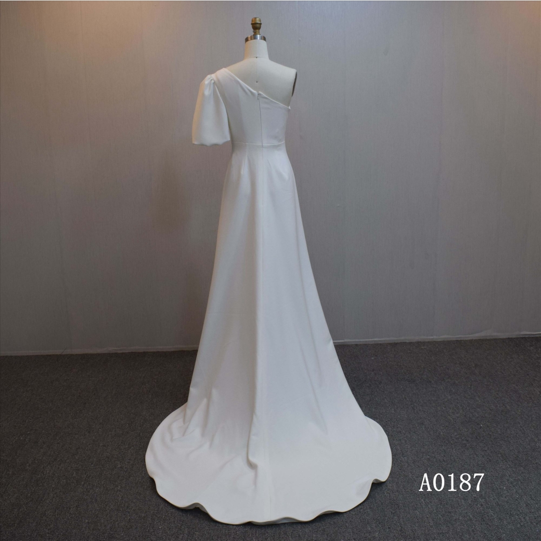 Special design Mermaid bridal dress guangzhou factory made elegant Simple bridal dress