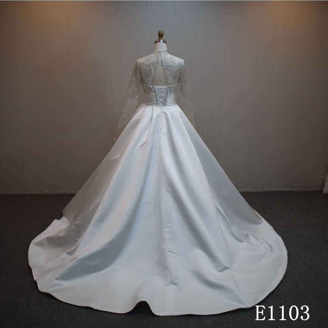 Lastest design Ball Gown bridal dress guangzhou factory made elegant bridal dress