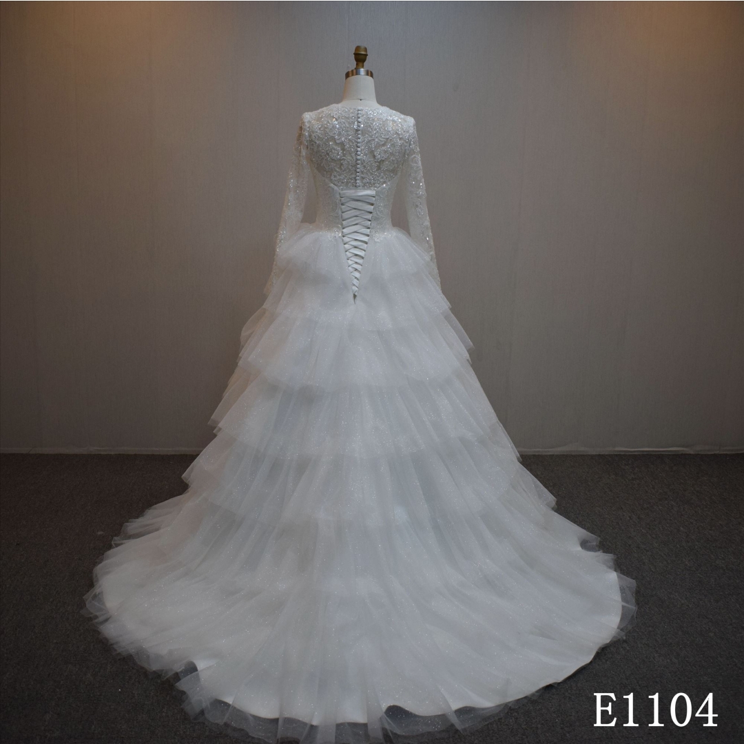 Lastest design Ball Gown bridal dress guangzhou factory made elegant bridal dress
