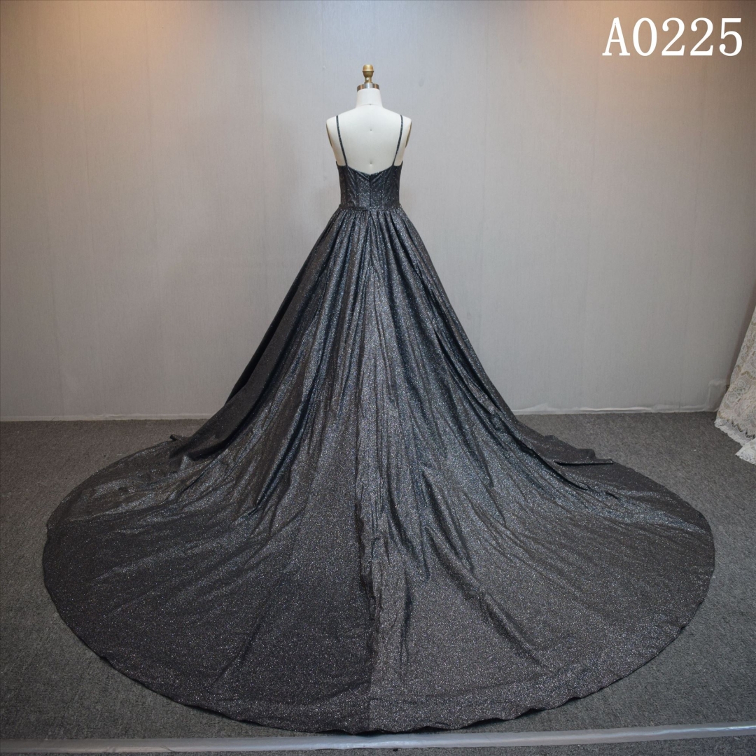 Lastest design A-line bridal dress guangzhou factory made elegant bridal dress