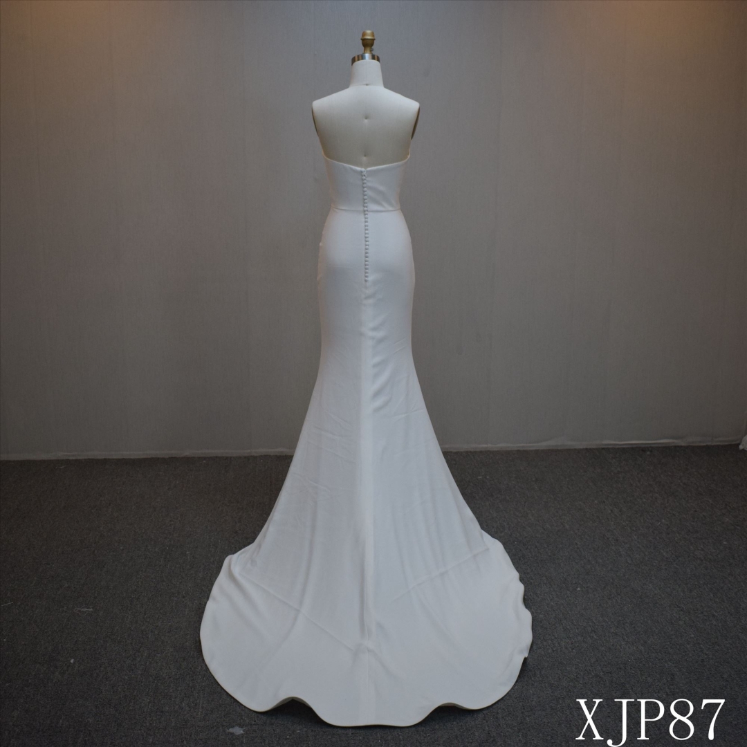 Lastest design Mermaid bridal dress guangzhou factory made elegant bridal dress