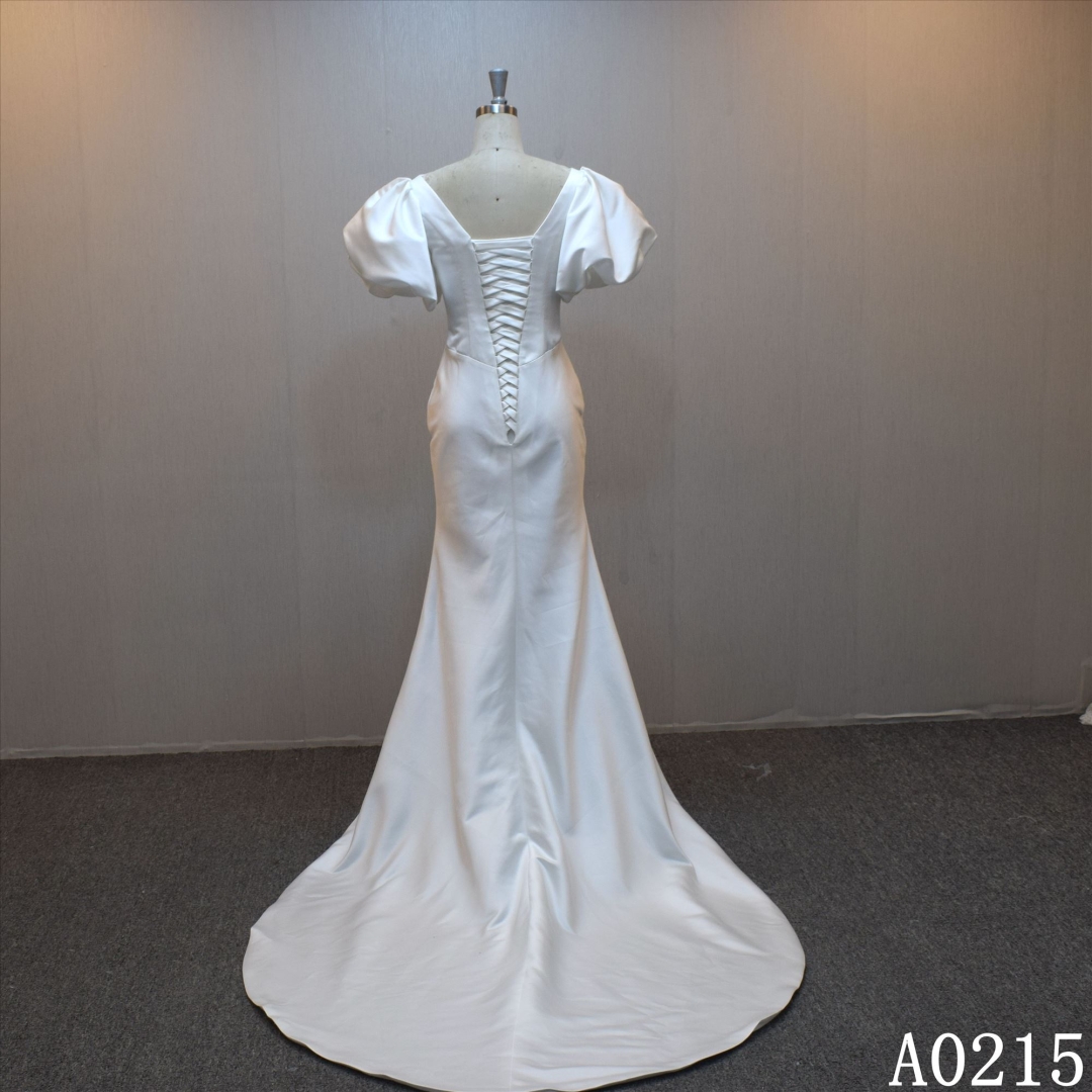 Lastest design Mermaid bridal dress guangzhou factory made elegant bridal dress