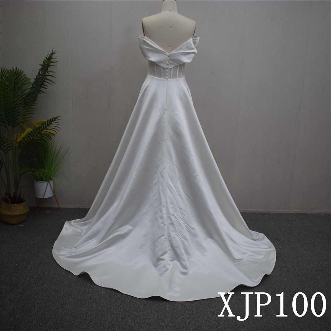 2024 new collection princess style wedding dress with Sweetheart bridal gown