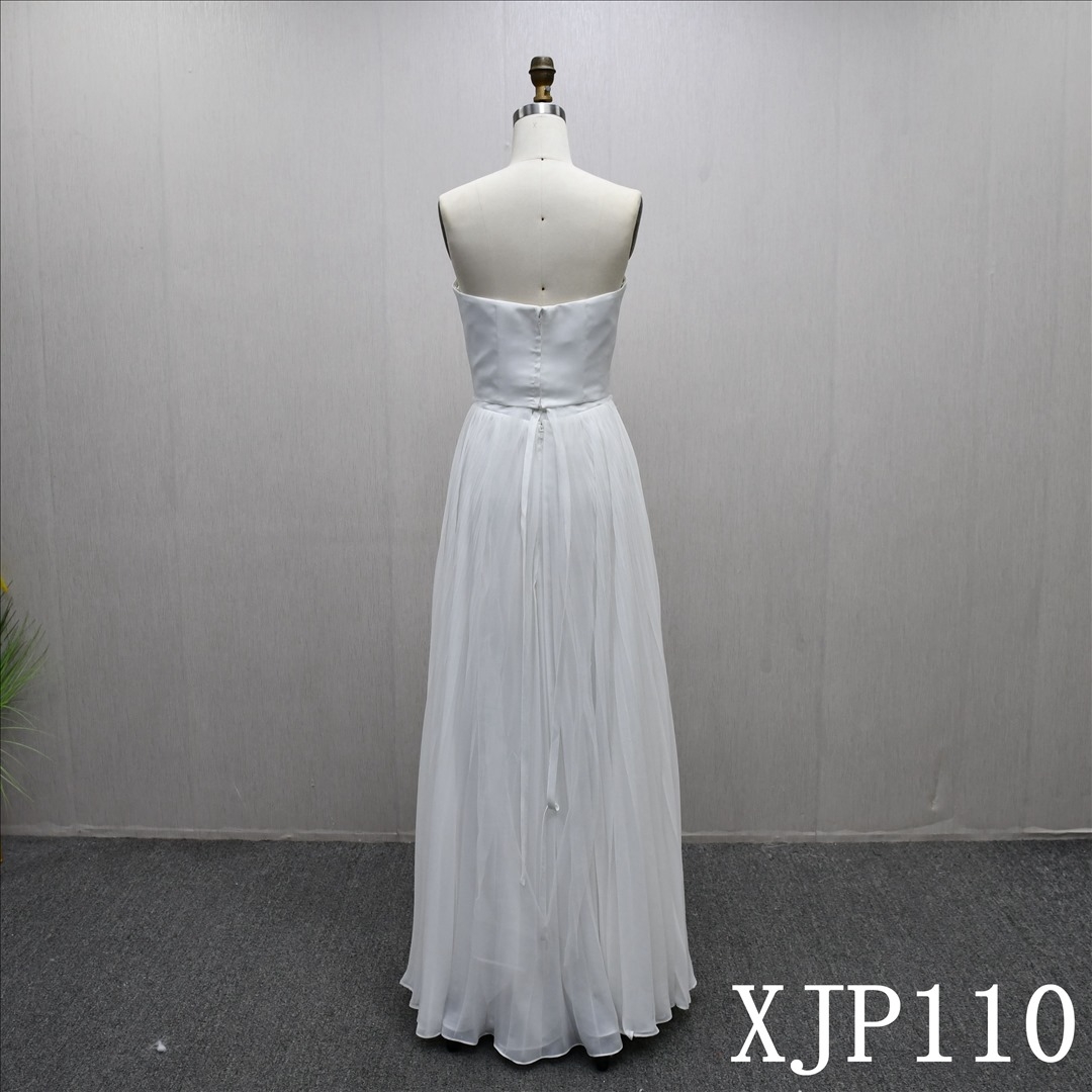 2025 Simple Plain Two-piece Sheath Fashion High Quality Bridal Dress