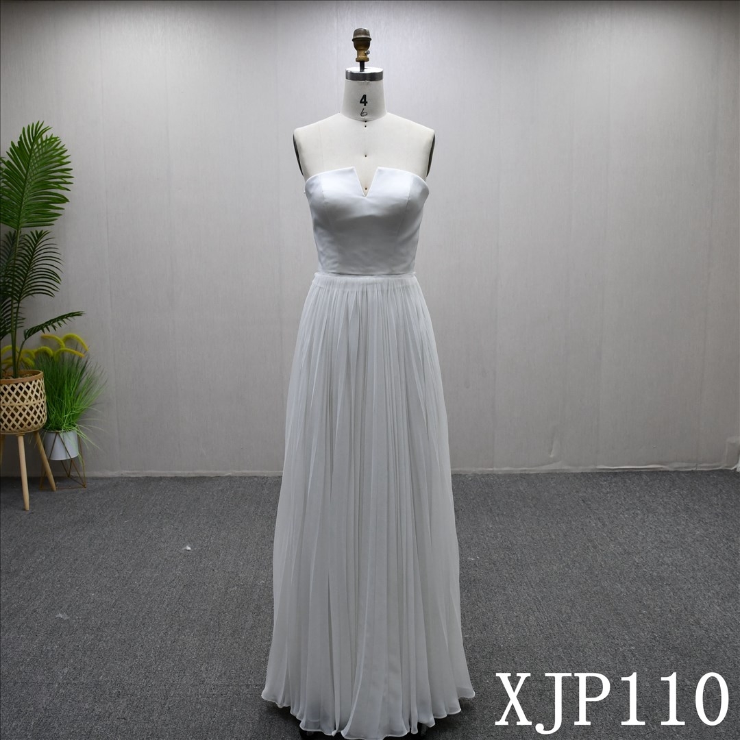2025 Simple Plain Two-piece Sheath Fashion High Quality Bridal Dress