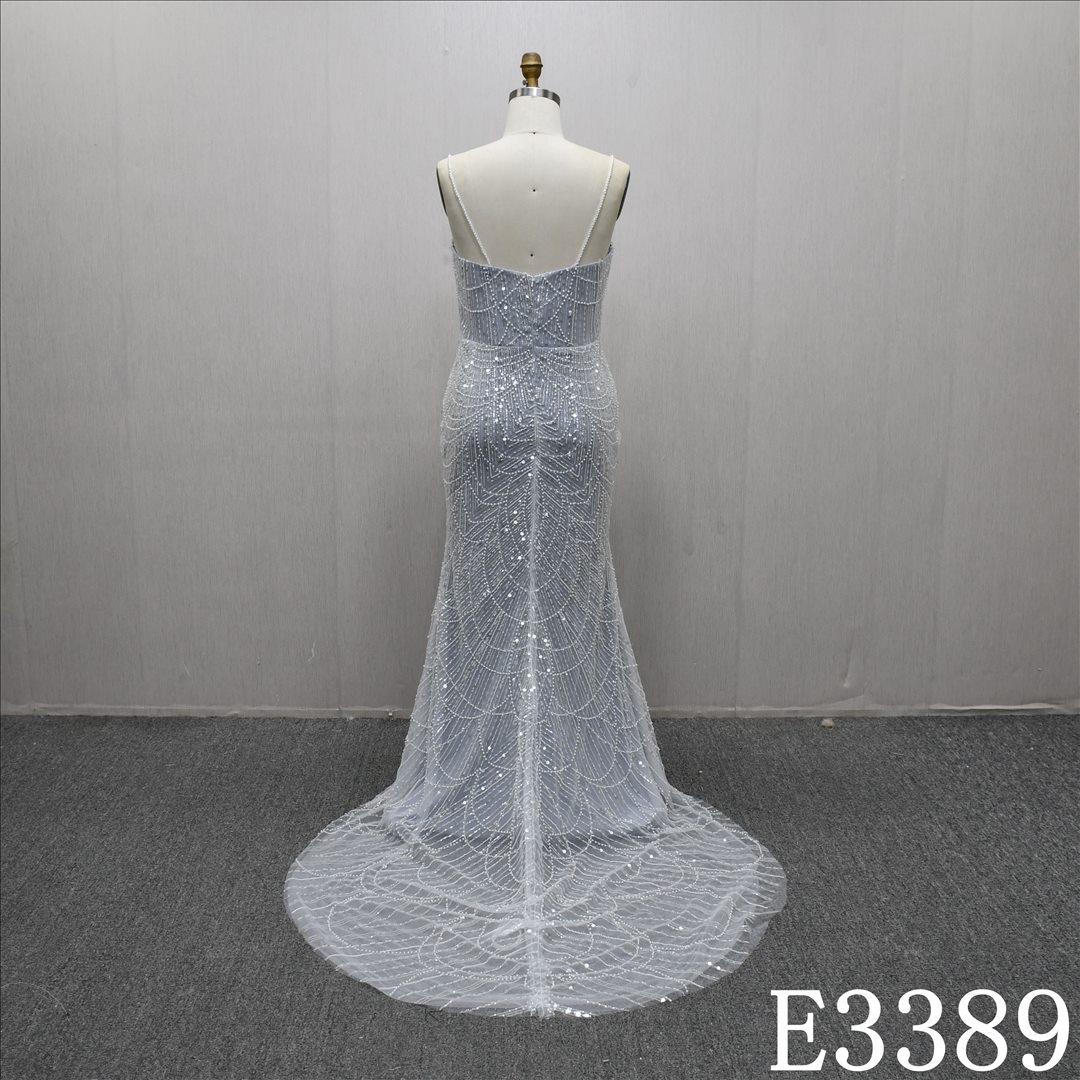 2025 Luxury Lace And Beaded Bones High Quality Popular Elegant Sheath Mermaid