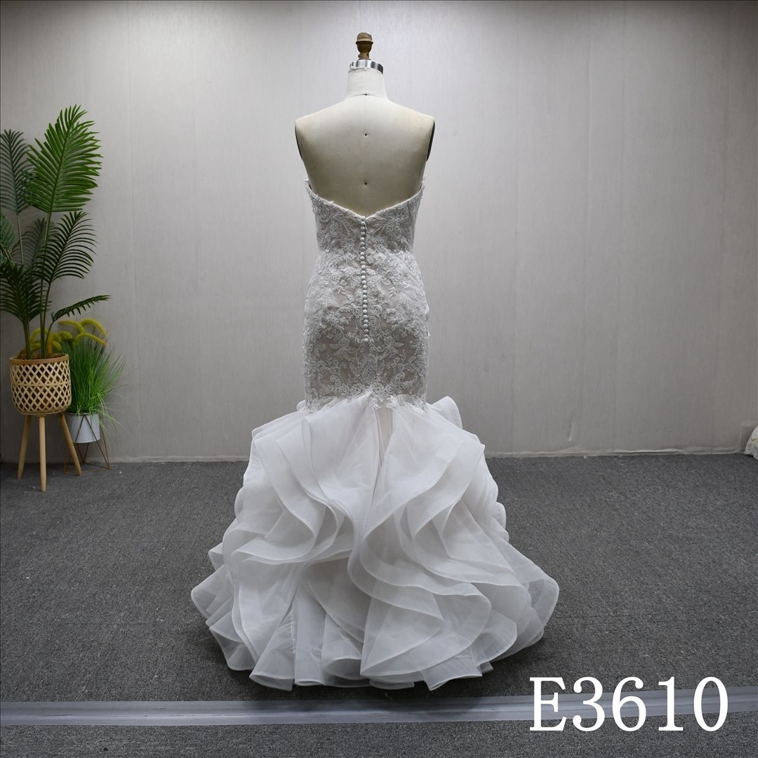 Elegant Sweetheart Neck Applique High Waist Fashion Sheath Mermaid Dress