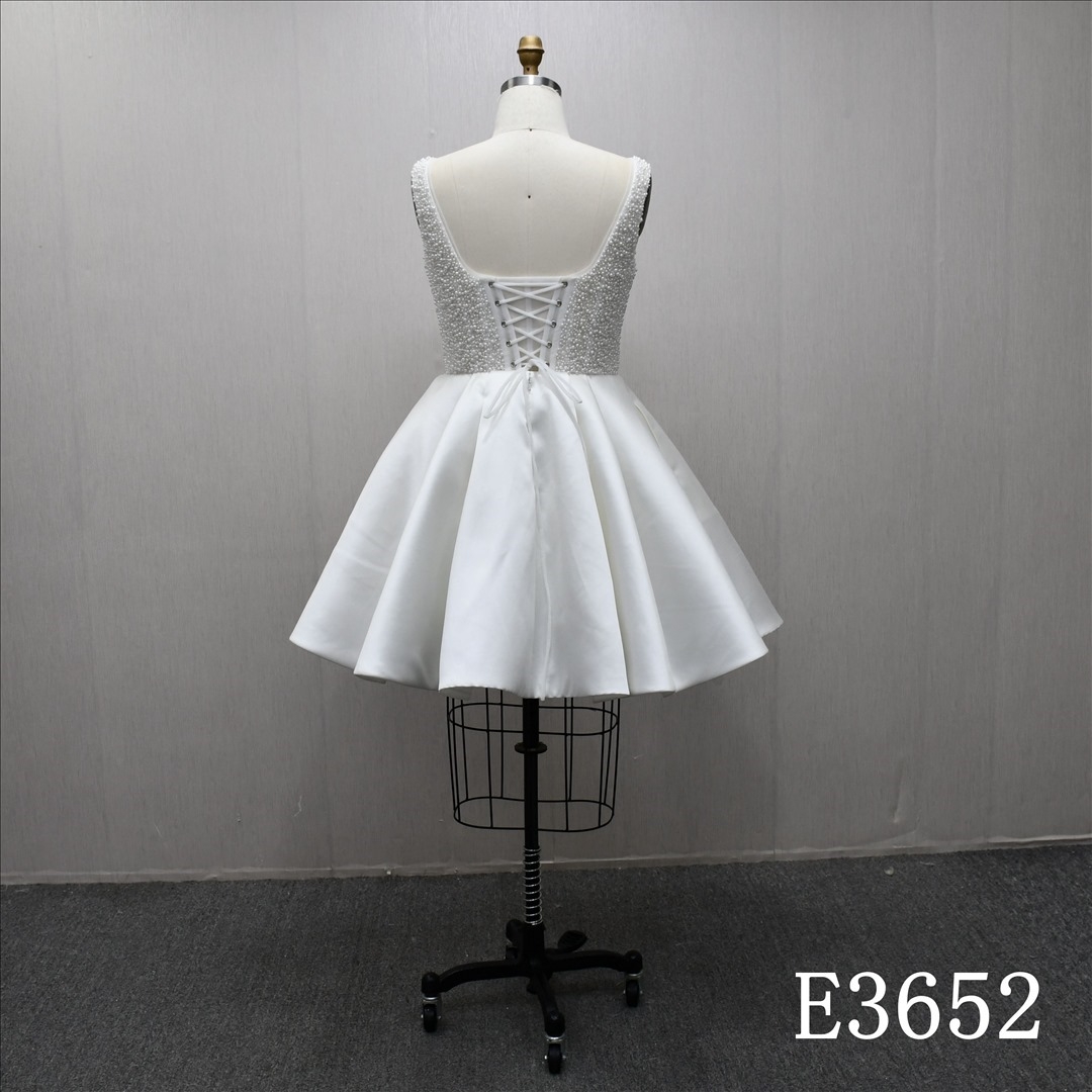 2025 Illusion Square Beaded And Sequins A-line Hot-selling Short Skirt