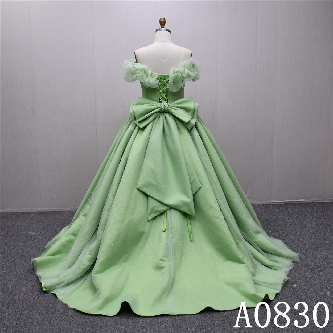 2025 Green luxury hot sale A-line gentle beautiful bridal dress