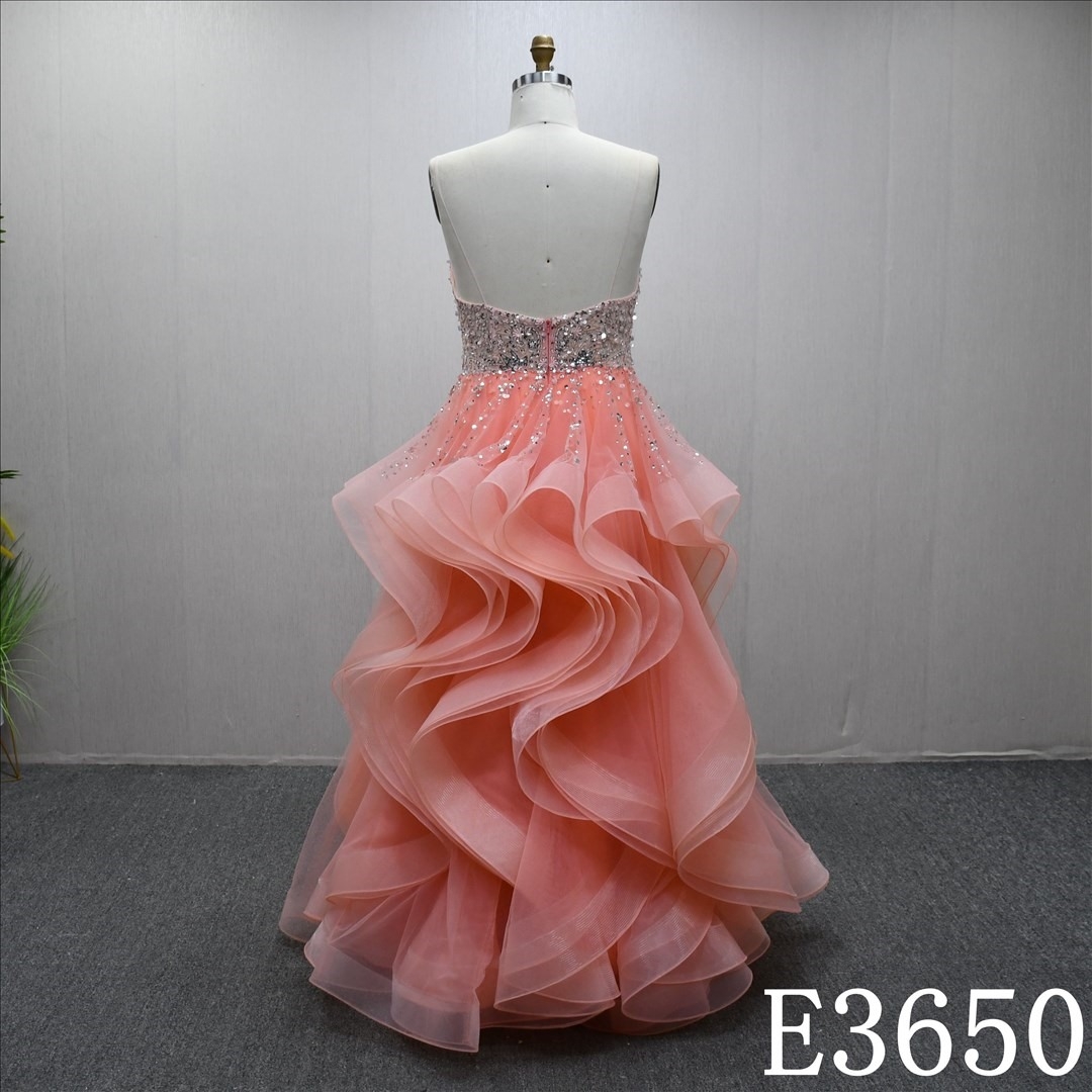 V neckline hot sale beautiful high quality popular wedding dress