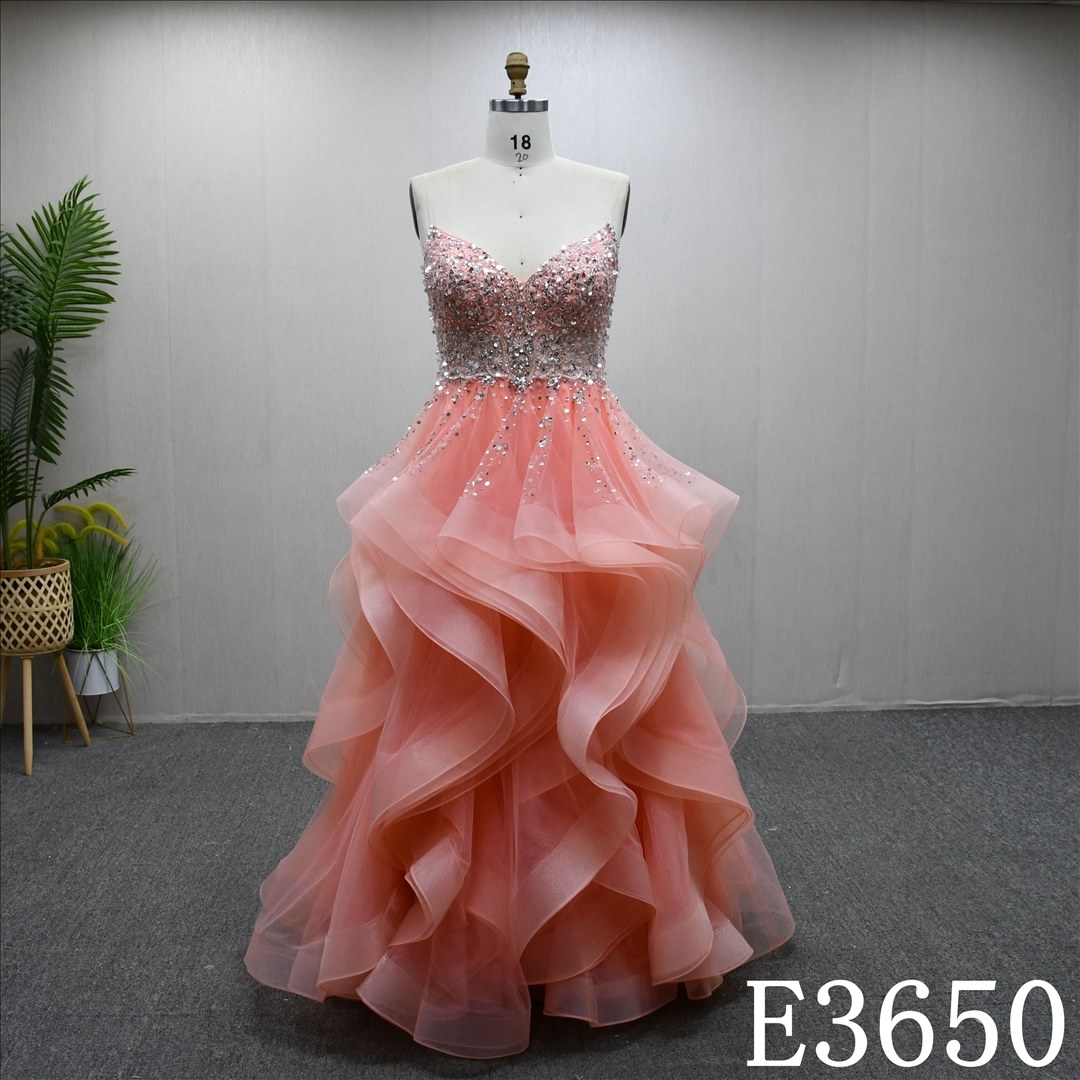 V neckline hot sale beautiful high quality popular wedding dress