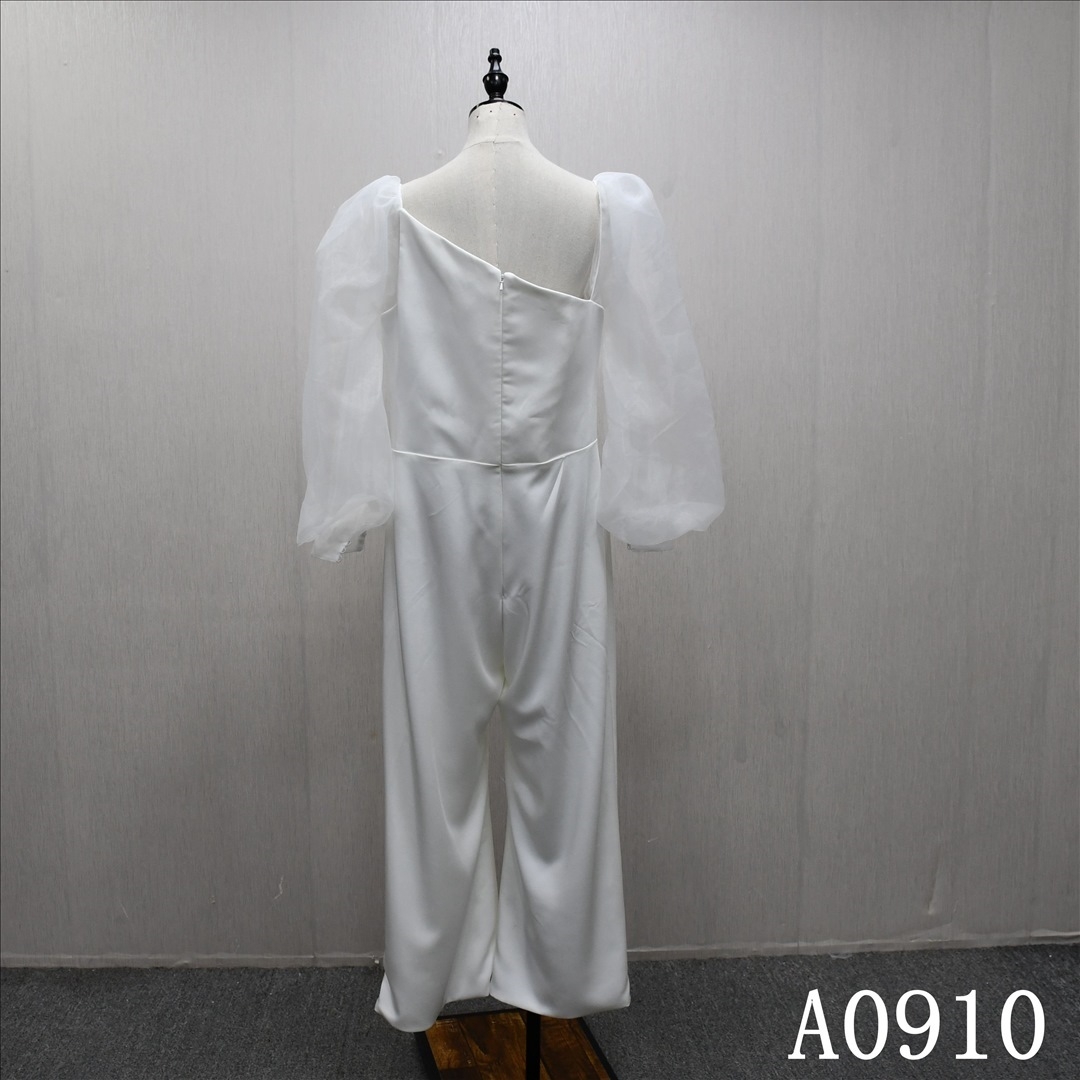 Fashion jumpsuit tulle long sleeve high quality