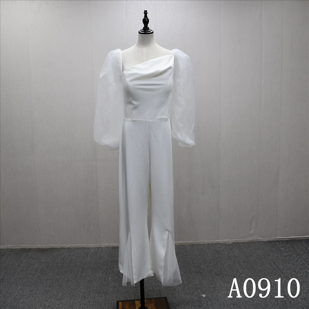 Fashion jumpsuit tulle long sleeve high quality