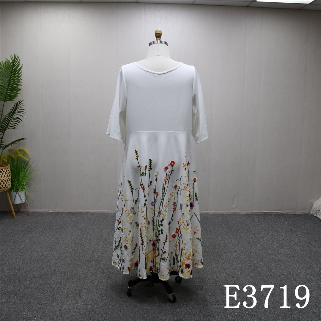 Fashion long sleeve A-line wedding evening dress, high quality unique plus size design