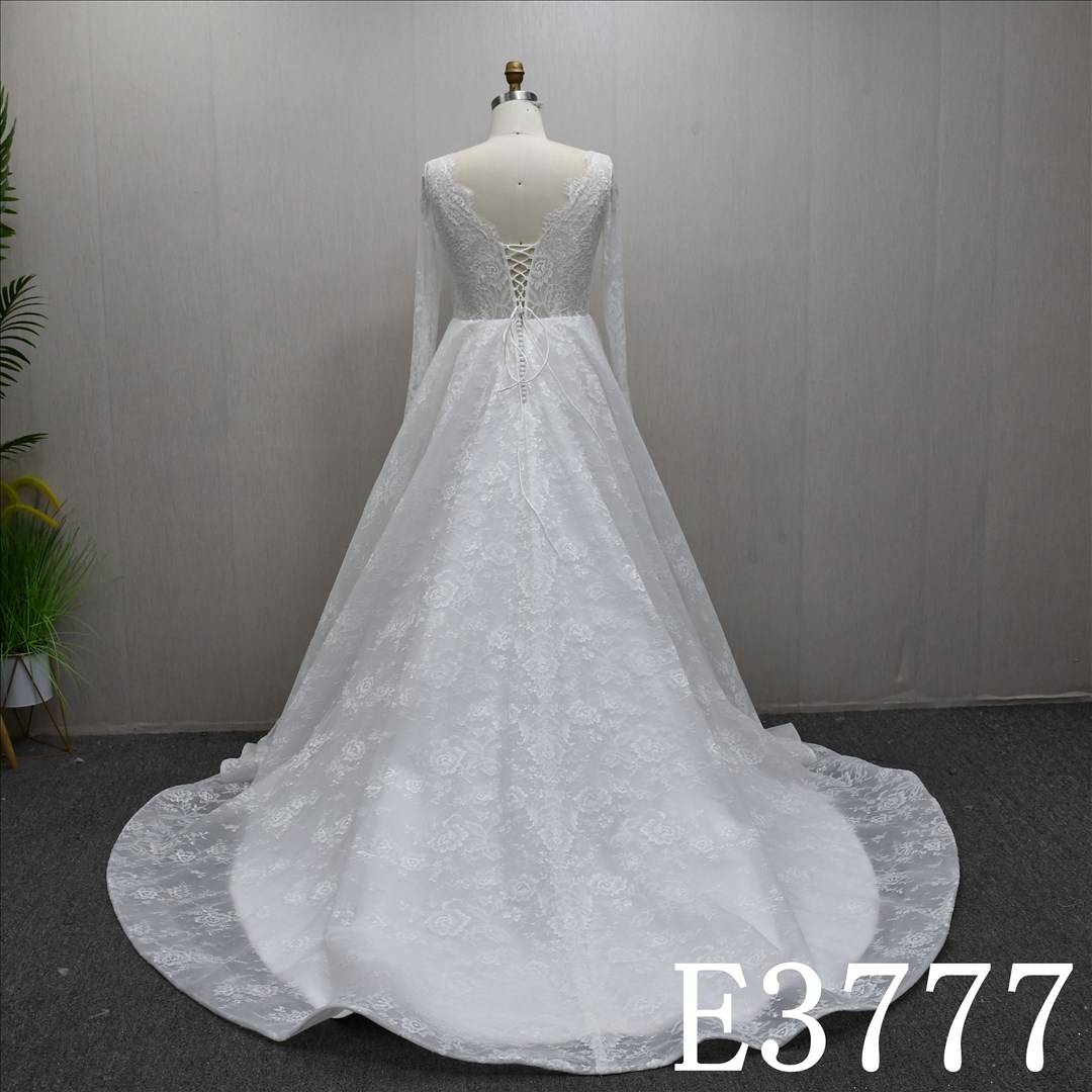 2025 new sweetheart neckline A-line tulle lace hot selling wedding dress