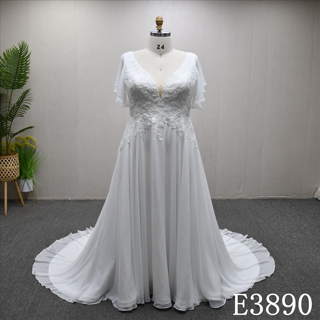 Hot selling A-line skirt simple design soft evening dress with lace and lace up back