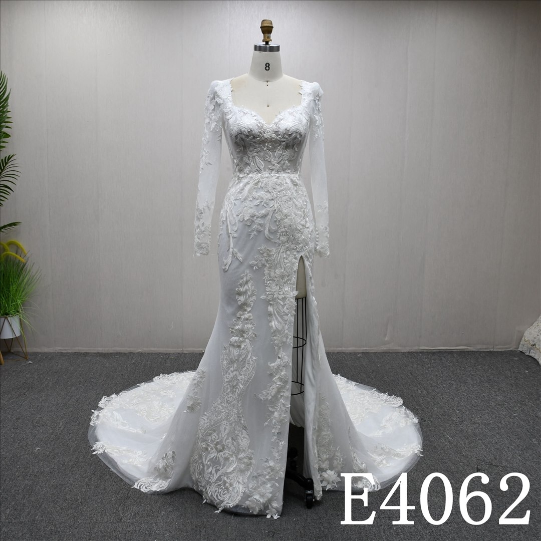 2025 New Sweetheart Neckline Mermaid Slim Fit Wedding Dress Evening Gown