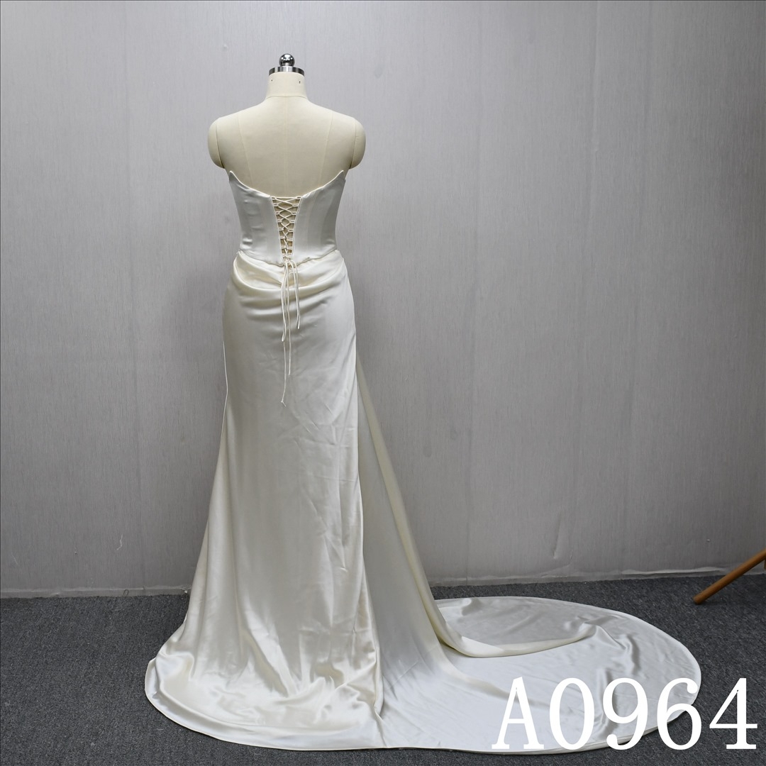 2025 New V-Neck Mermaid Soft and Unique Design Wedding Dress Evening Gown