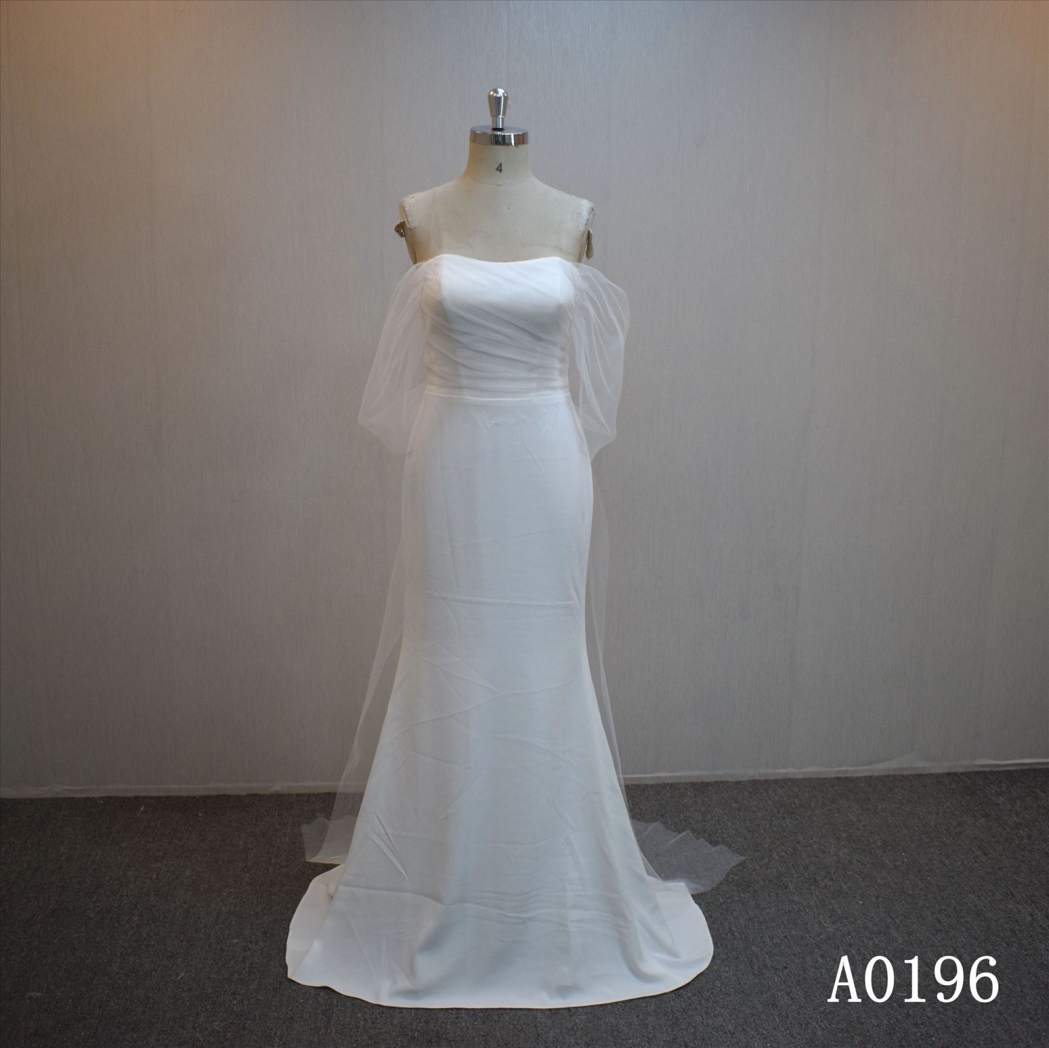 Lastest design Mermaid bridal dress guangzhou factory made elegant Lace bridal dress