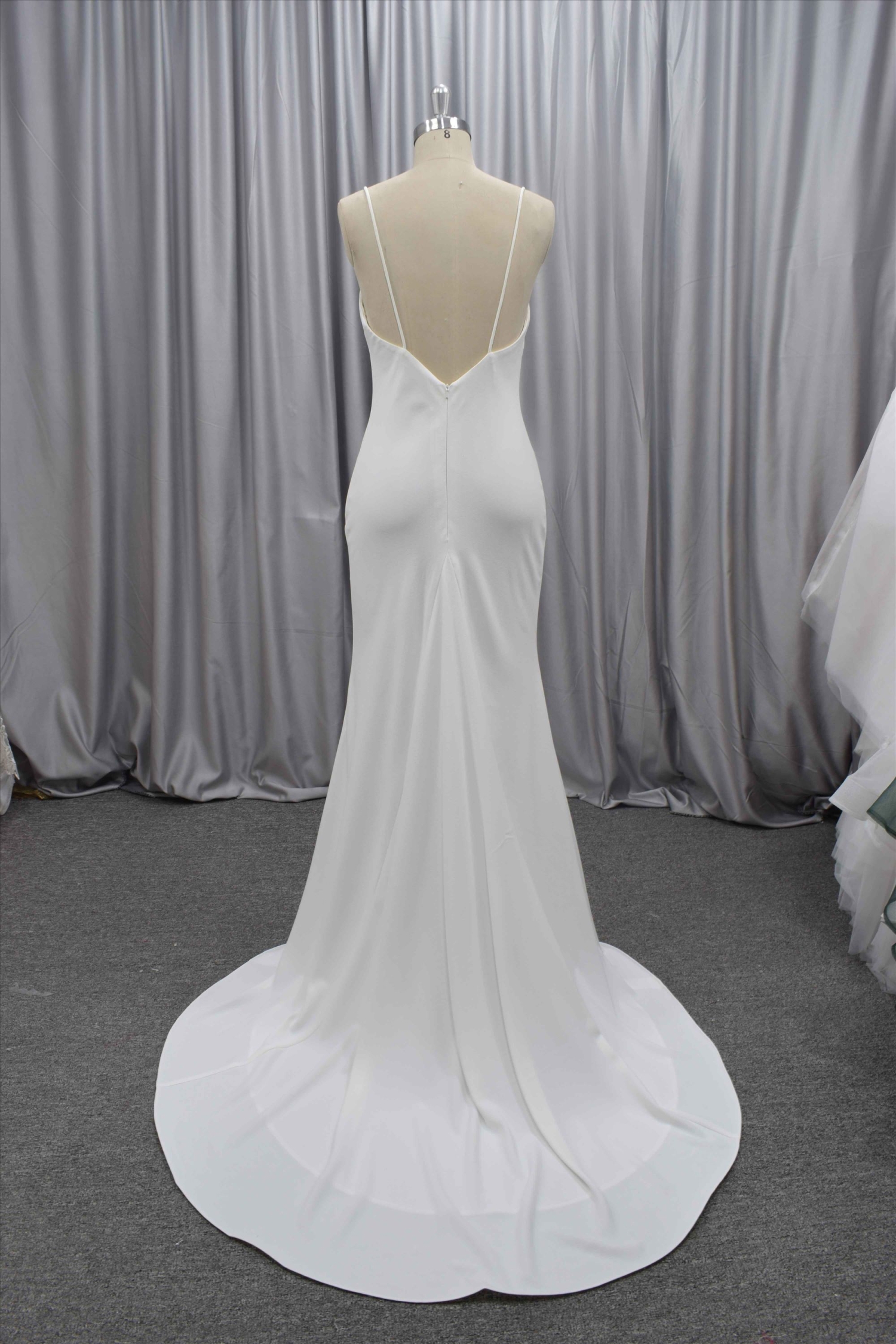 Boho  bridal gown custom made wedding dress