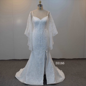 Sheath Bridal Dress With Sleeves Wedding Dress From China