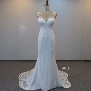 Slim Mermaid With Detachable Train Bridal Dresses