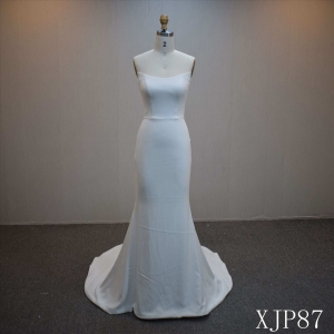 Lastest design Mermaid bridal dress guangzhou factory made elegant bridal dress