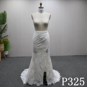 Unique lace design, only the lower skirt fishtail skirt, slit design
