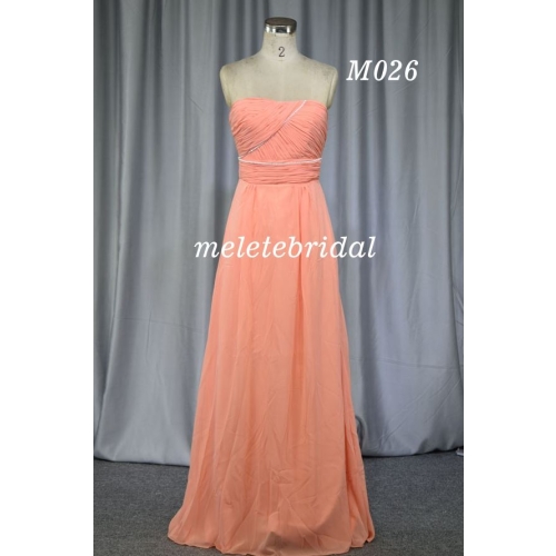 factory made beading details chiffon bridesmaid dress