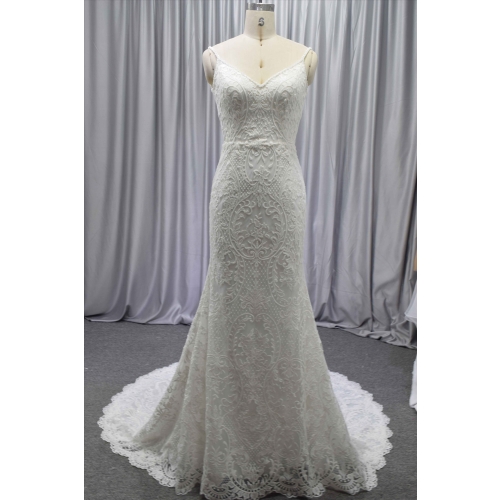 Gorgeous mermaid bridal gown hot sell wedding dress