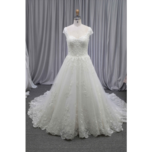 Princess A line latest design wedding dress