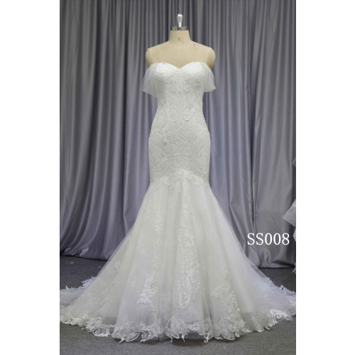 wholesale wedding dress with nice lace