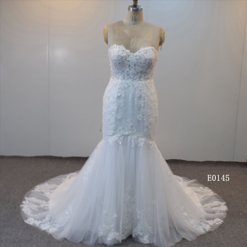 Mermaid Wedding Dress With Sweetheart neckline Bridal Gown For Women