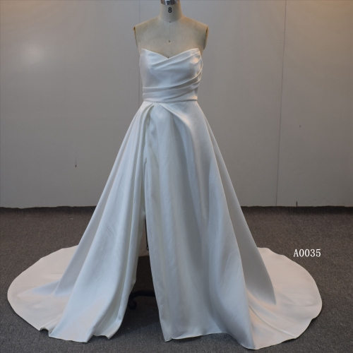 3D satin  Bridal Gown Ball Gown Wedding Dress For Women