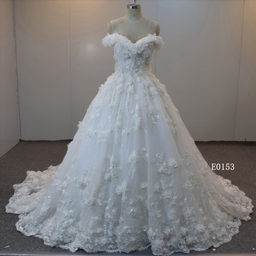 Sleeveless Ball Gown Bridal Dress Wedding Gown From China