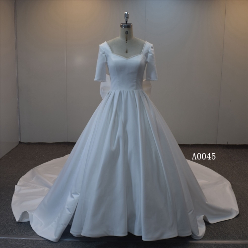 Ballgown Bridal Dress With Church Train Wedding Dress From China